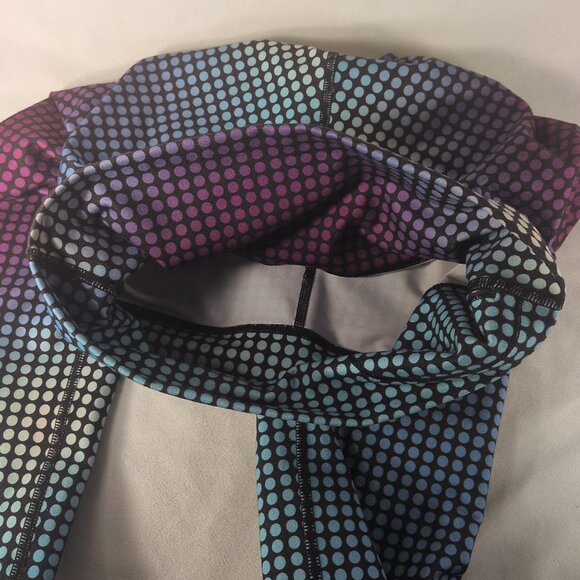 Lululemon 6 Blue Cosmic Dot Leggings Wunder Under Pant III 25" 7/8 Full on Luon - Picture 11 of 12